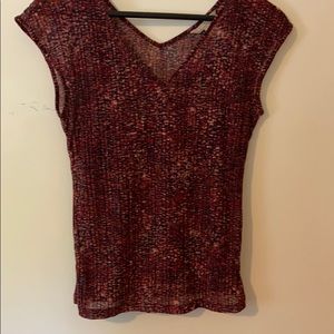 XS light Banana Republic top.